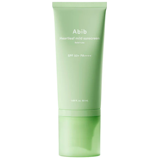 Abib - Heartleaf Mild Sunscreen Relief Tube 50ml.