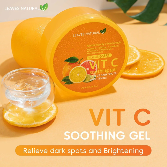 Leaves Natural - Chemicals Free Vit C Soothing Gel 300ml.