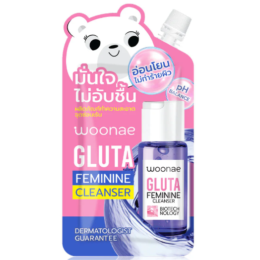 Woonae - Gluta Feminine Cleanser 30g. (Pack of 3)