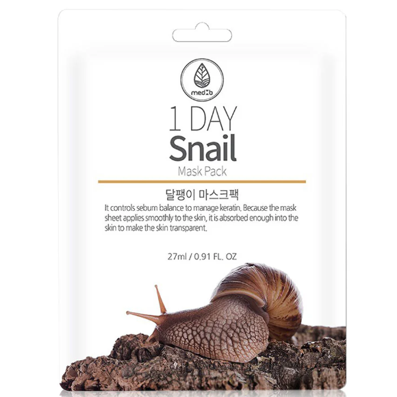 MEDB - 1 Day Snail Mask Pack 27ml. (Pack of 3)