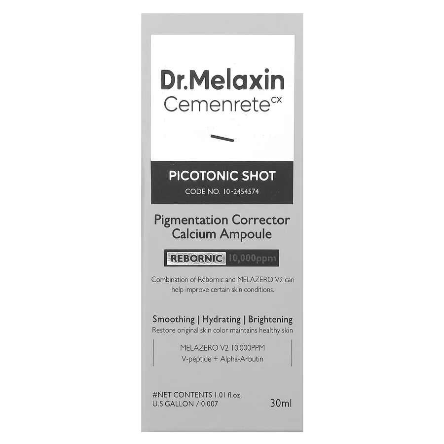 Dr.Melaxin - Cemenrete Picotonic Shot Pigmentation Corrector Calcium Ampoule 30ml.