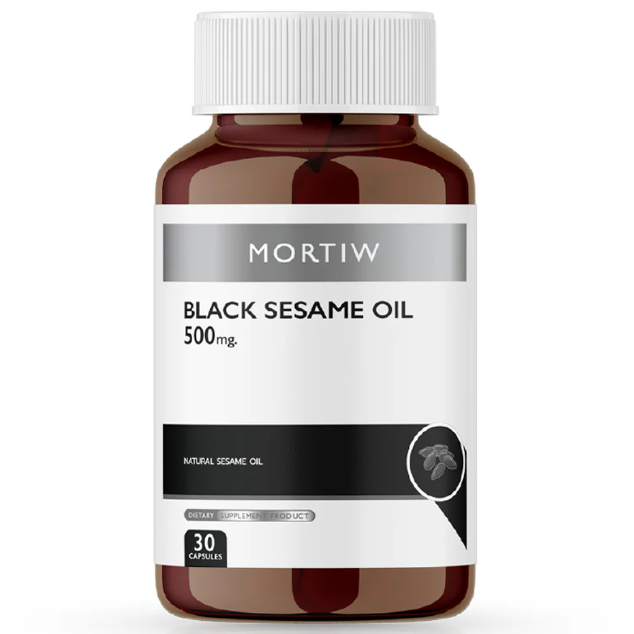 Mortiw - Black Sesame Oil 500mg (30 Capsules)