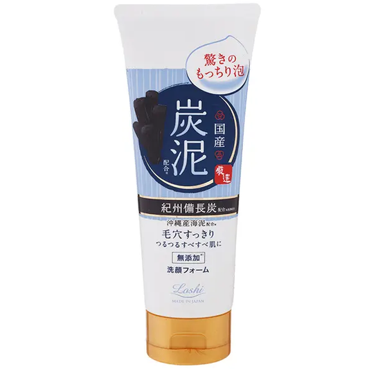 Cosmetex Roland - Organic Whipped Facial Foam Wash, Charcoal and Sea Mud 120g.