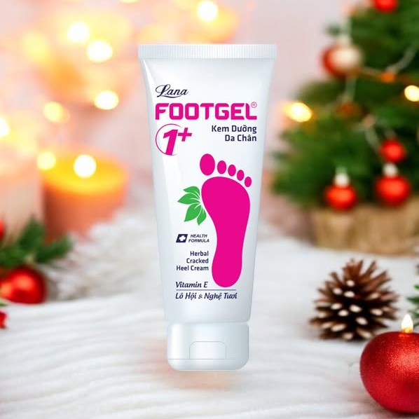 Lana - Herbal Cracked Heel Cream Kem Dưỡng Da Chân Footgel 1+ with Vitamin E 50g.
