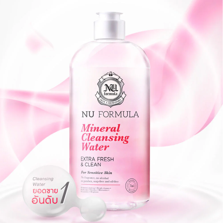 Nu Formula - Mineral Cleansing Water For Sensitive Skin 100ml.