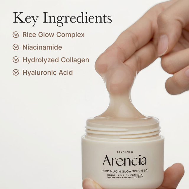 Arencia - Rice Mucin Glow Serum 30 50g.