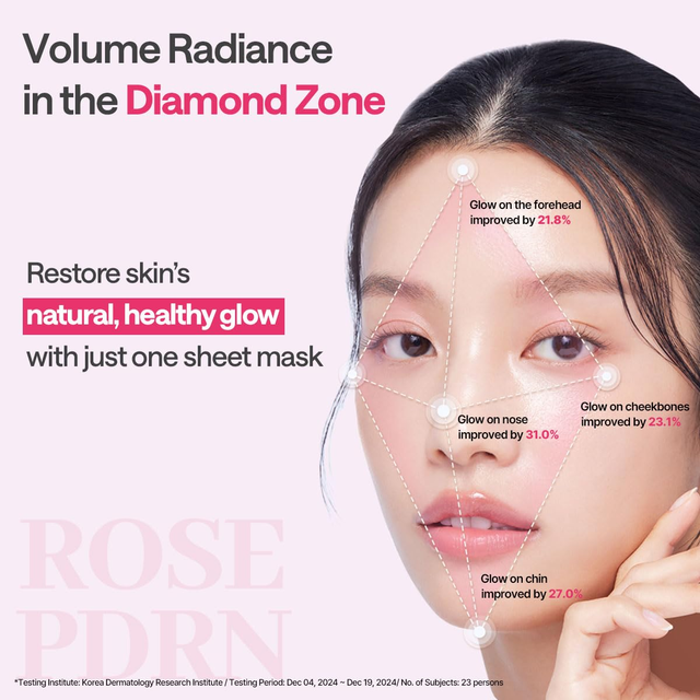 Mediheal - Rose PDRN Essential Mask Healthy Glow 24ml. (Pack of 4)