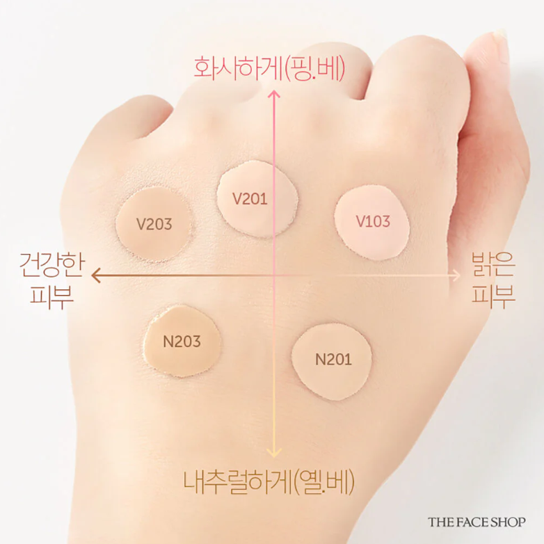 The Face Shop - Fmgt Ink Lasting Foundation Slim Fit SPF30 PA++, #N201 30ml.