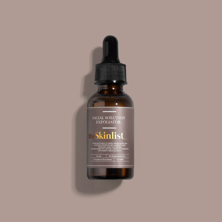 The Skinlist - Facial Solution Exfoliator 5% AHA + 4% HEPES 30g.