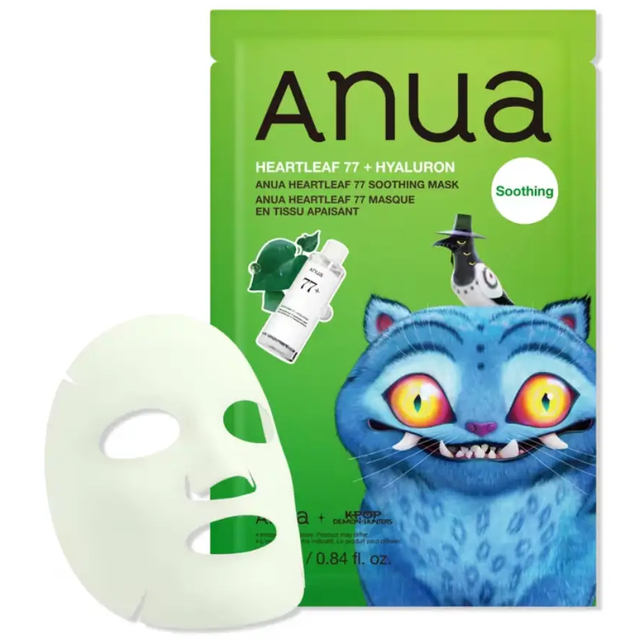 Anua - Kpop Demon Hunters Heartleaf 77 Soothing Mask 25ml. (Pack of 6)