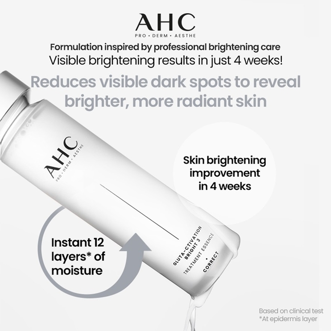 AHC - Gluta-Ctivation Bright 3 Treatment Essence 130ml.