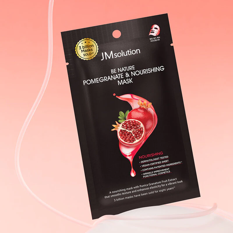 JM Solution - Be Nature Pomegranate & Nourishing Mask 24ml. (Pack of 3)