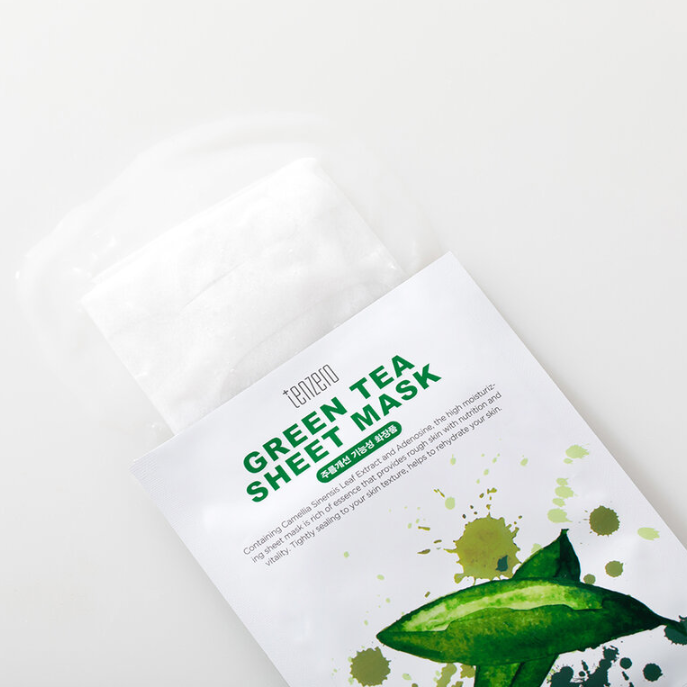 TENZERO - Green Tea Sheet Mask 25ml. (Pack of 6)