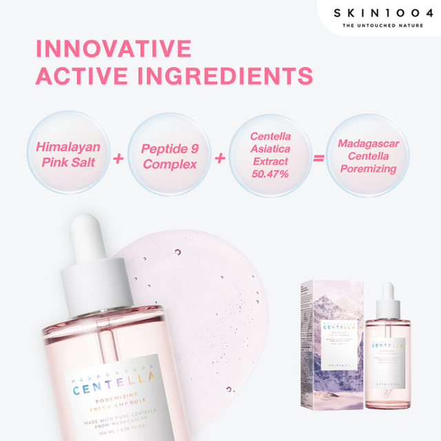 SKIN1004 - Madagascar Centella Poreminizing Fresh Ampoule 100ml.