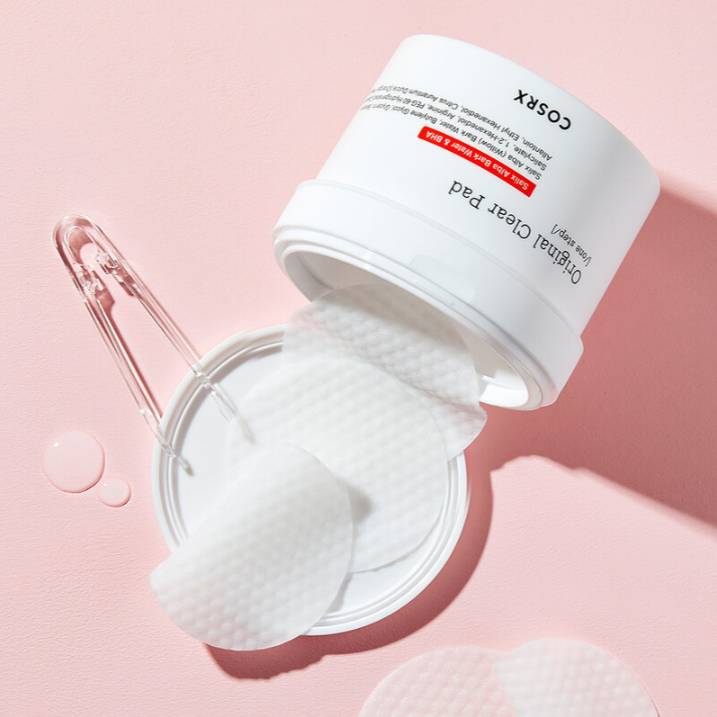 COSRX - One Step Original Clear Pad with Salix Alba Bark Water & BHA 140ml. (70 Pads)