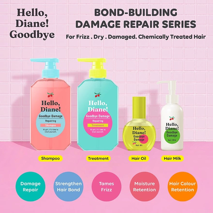 Moist Diane - Goodbye Damage Repairing Shampoo 400ml.