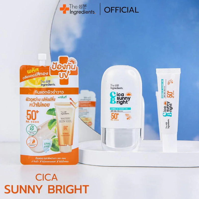 The Ingredients - Cica Sunny Bright Hybrid UV Watery Gel SPF50+ PA++++ 10g.