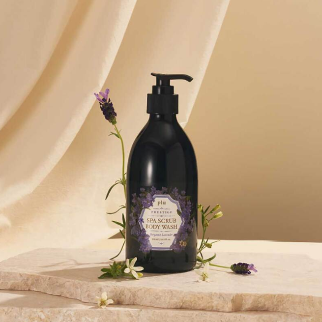 Plu - Prestige Spa Scrub Body Wash Bergamot Lavender 500g.