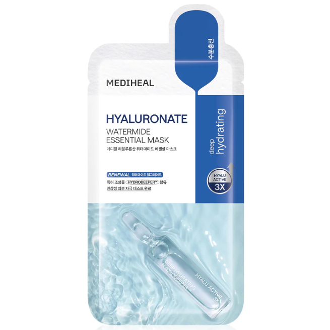 Mediheal - Hyaluronate Watermide Essential Mask 24ml. (Pack of 3)