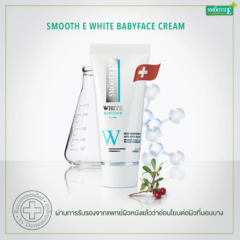 Smooth E - White Babyface Cream 30g.