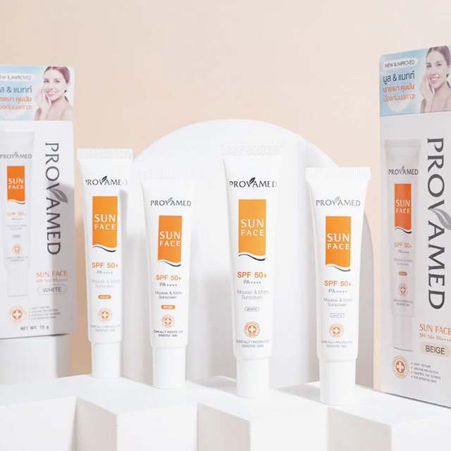 Provamed - Sun Face SPF50/PA++++ White 15g.