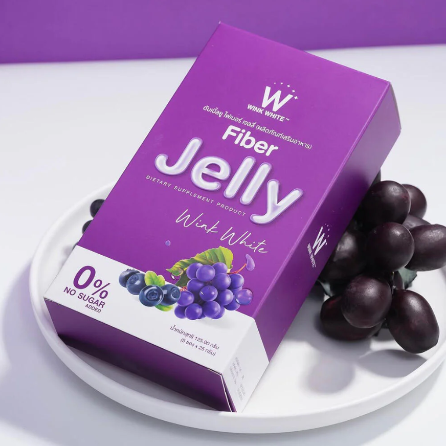 WinkWhite - Fiber Jelly Grape 25g (5 Sachets)
