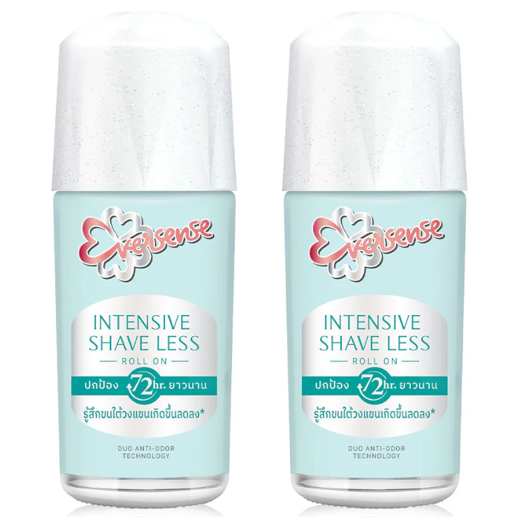 Eversense - Intensive Shave Less Roll-On Deodorant 40ml. (Pack of 2)