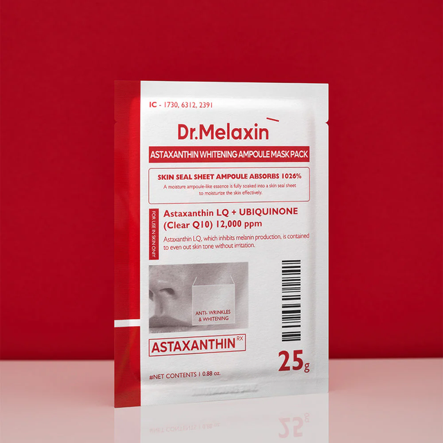 Dr.Melaxin - Astaxanthin Whitening Ampoule Mask Pack (5 Sheets)