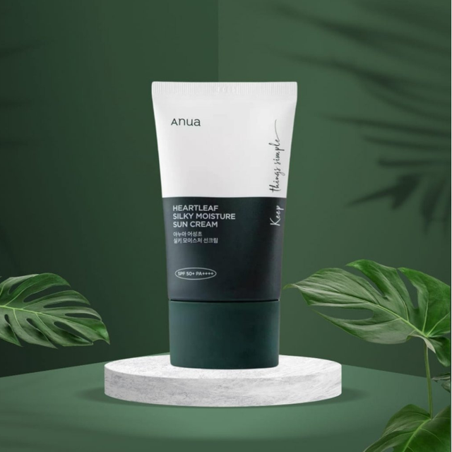 Anua - Heartleaf Silky Moisture Sun Cream SPF50+ PA++++ 50ml.
