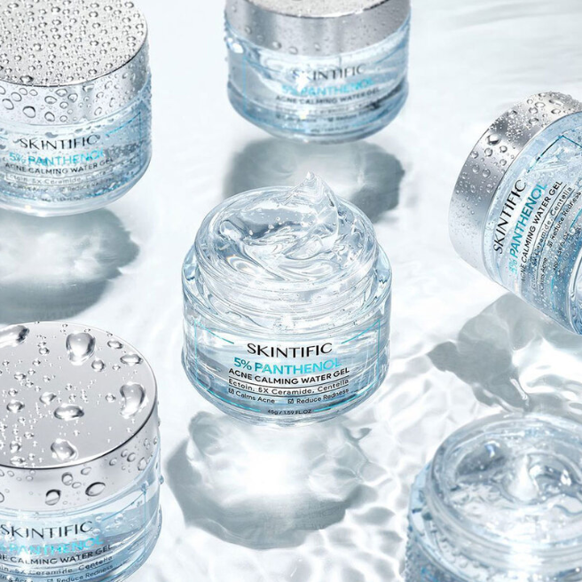 Skintific - 5% Panthenol Acne Calming Water Gel 45g.