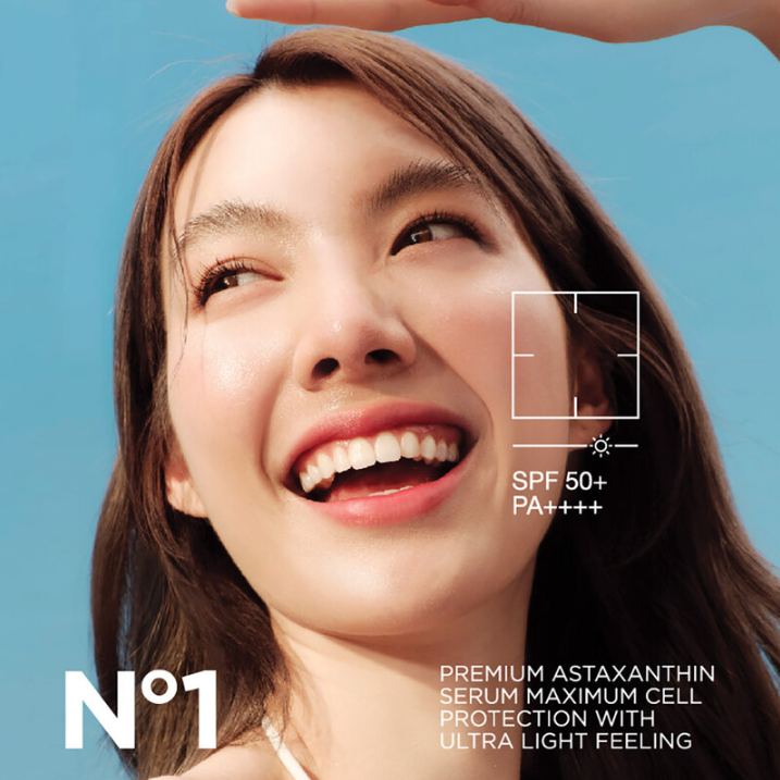 Smooth E - Sun White Spot Clear Cellular Protect Astaxanthin Ceramide Vit C & Gluta SPF 50+ PA++++ 30g.