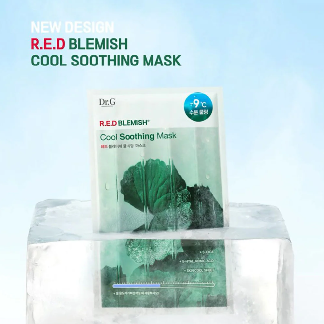 Dr.G - R.E.D Blemish Cool Soothing Mask 30g. (Pack of 3)