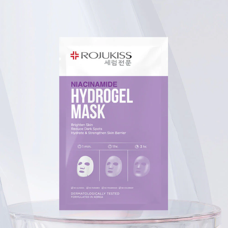 Rojukiss - Niacinamide Hydrogel Mask 33g. (Pack of 3)