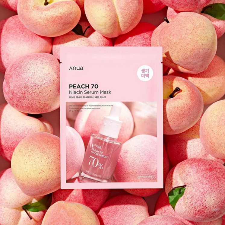 Anua - Peach Niacin Serum Mask 25ml. (Pack of 6)