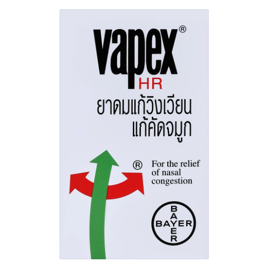 Vapex - Nasal Inhaler 14 ml - Yadom (Pack of 3) - Made in Thailand