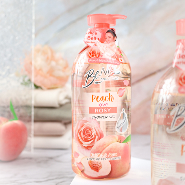 BeNice - Peach Love Rose Shower Gel 450ml.