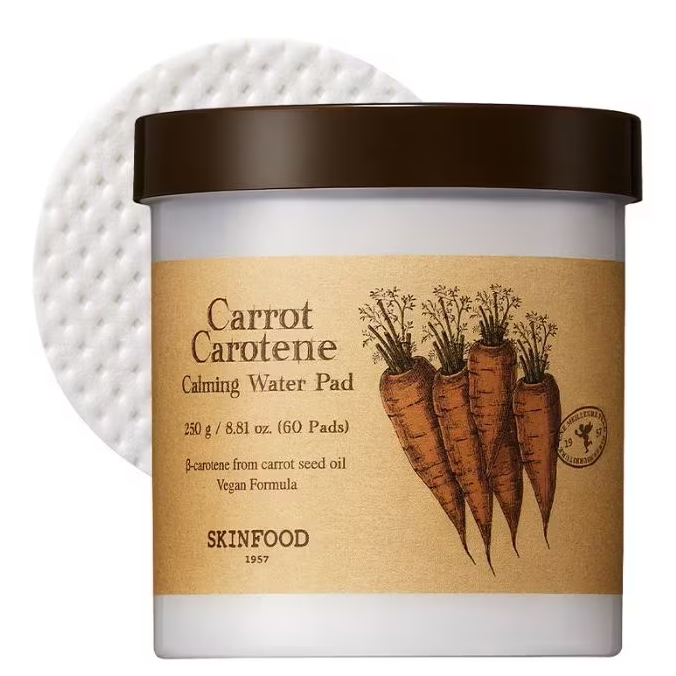 Skinfood - Carrot Carotene Calming Water Pad 250g. (60 Pads)