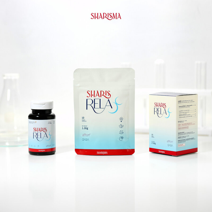 Sharisma - SharisRelax Improve Sleep Quality Relaxation, Focus and Good Mood (10 Capsules)