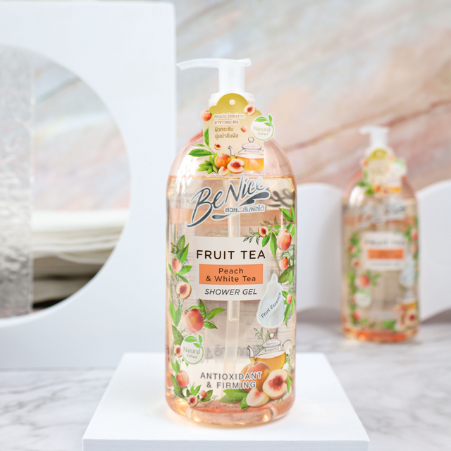 BeNice - Fruit Tea Peach & White Tea Shower Gel 450ml.