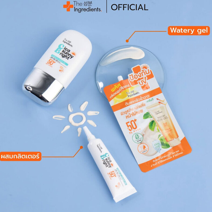 The Ingredients - Cica Sunny Bright Hybrid UV Watery Gel SPF50+ PA++++ 50g.