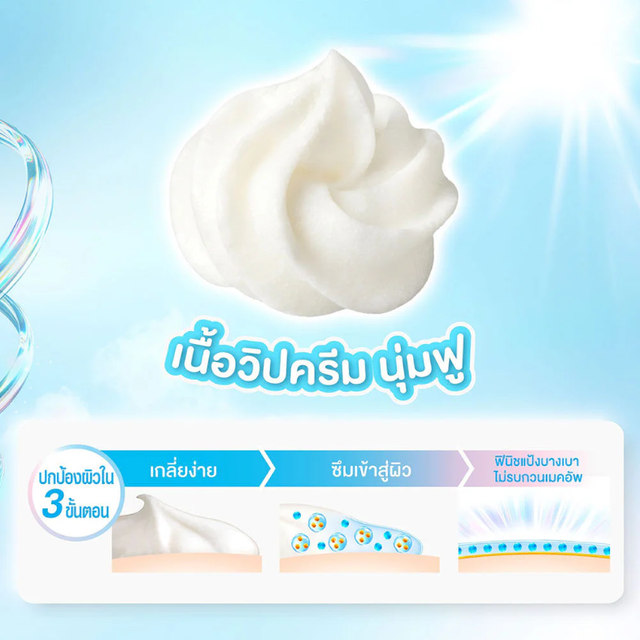 Biore - UV Aqua Rich Airy Hold Cream SPF50+ PA++++ 70g.
