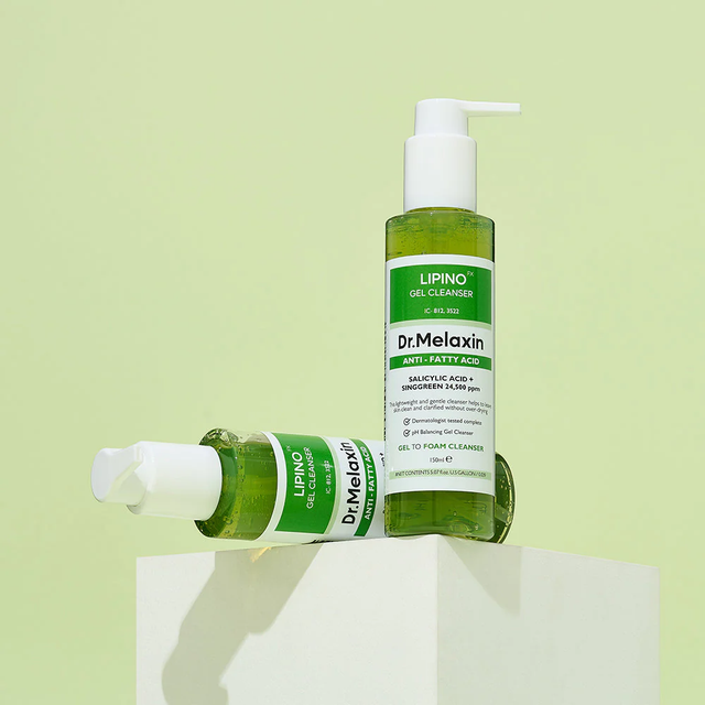 Dr.Melaxin - Lipino Anti-Fatty Acid Gel Cleanser with Salicylic Acid 150ml.