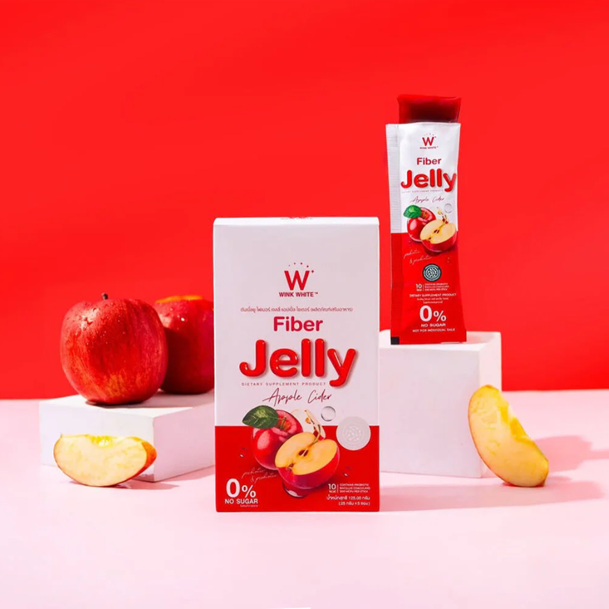 WinkWhite - Fiber Jelly Apple Cider 25g. (5 Sachets)