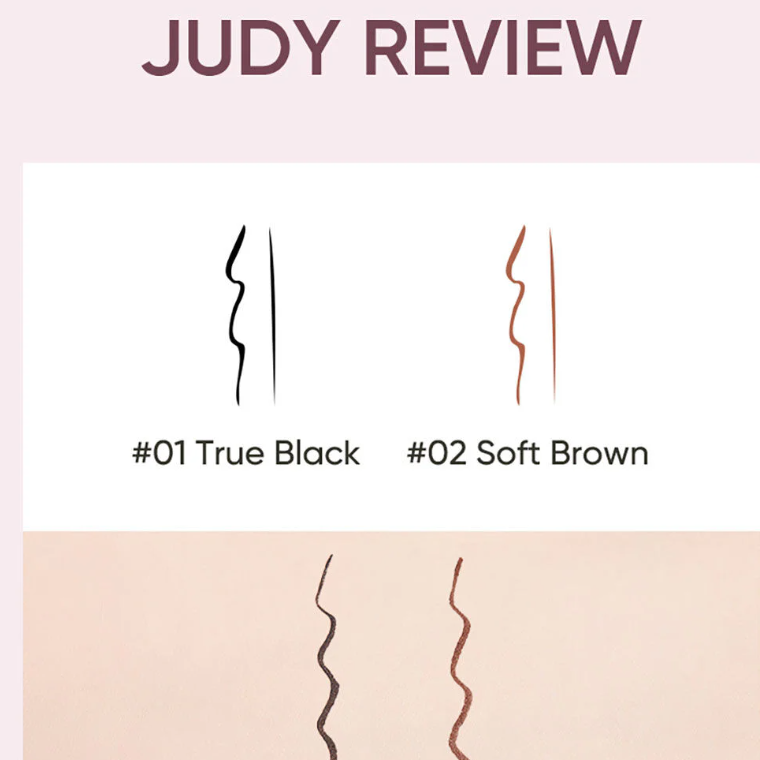 JUDYDOLL - Skinny Liquid Eyeliner #02 Soft Brown 0.4g.