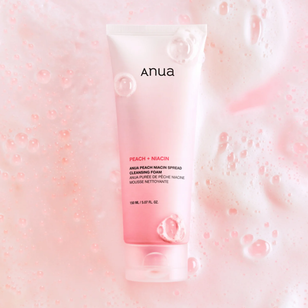 Anua - Peach Niacin Spread Cleansing Foam 150ml.