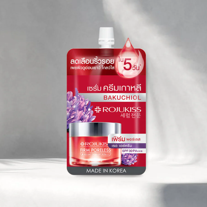 Rojukiss - Firm Poreless Red Day Cream SPF30/PA+++ 8ml. (Pack of 3)
