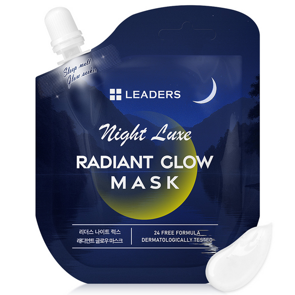 Leaders - Night Luxe Radiant Glow Face Mask 21ml. (Pack of 3)