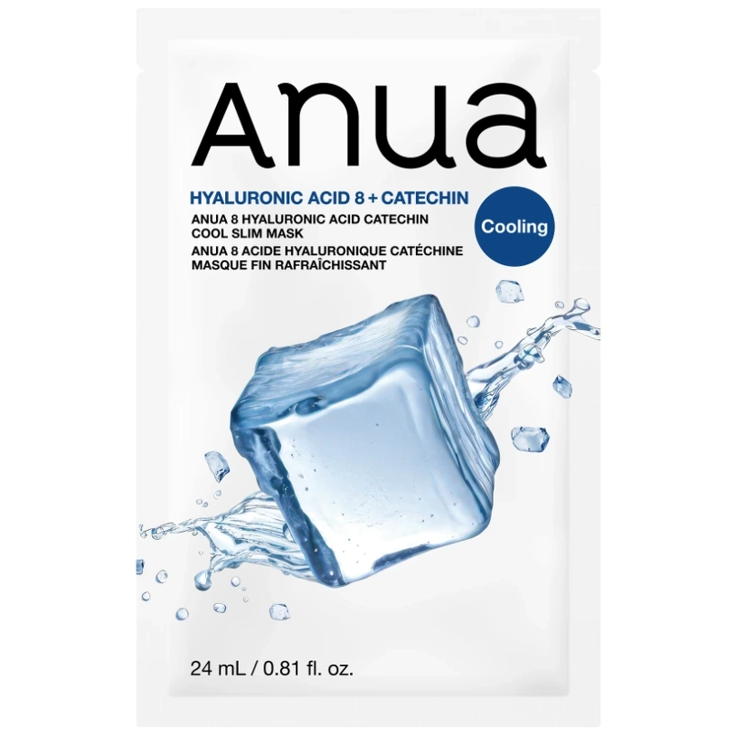 Anua - Hyaluronic Acid 8 Catechin Cool Slim Mask 23ml. (Pack of 3)