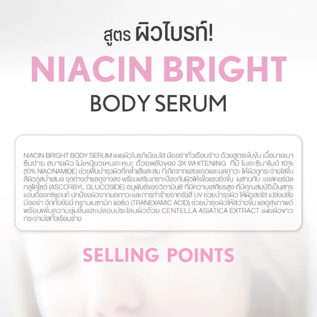 Cathy Doll - Niacin Bright Body Serum 250ml.