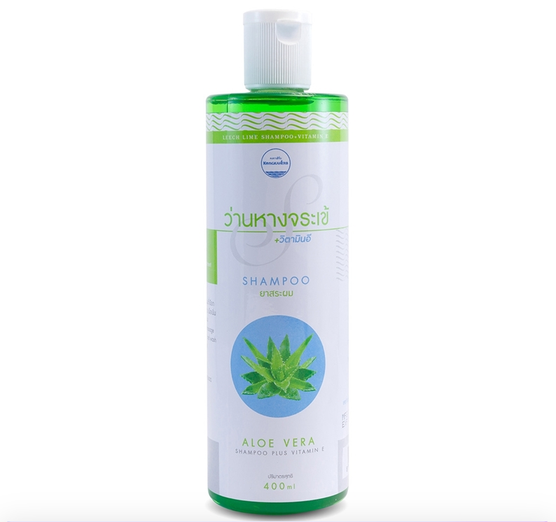 Kongkaherb - Aloe Vera Shampoo with Vitamin E 400ml.